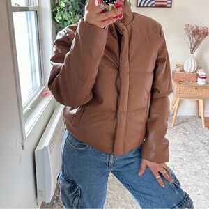 spring Tan bomber jacket